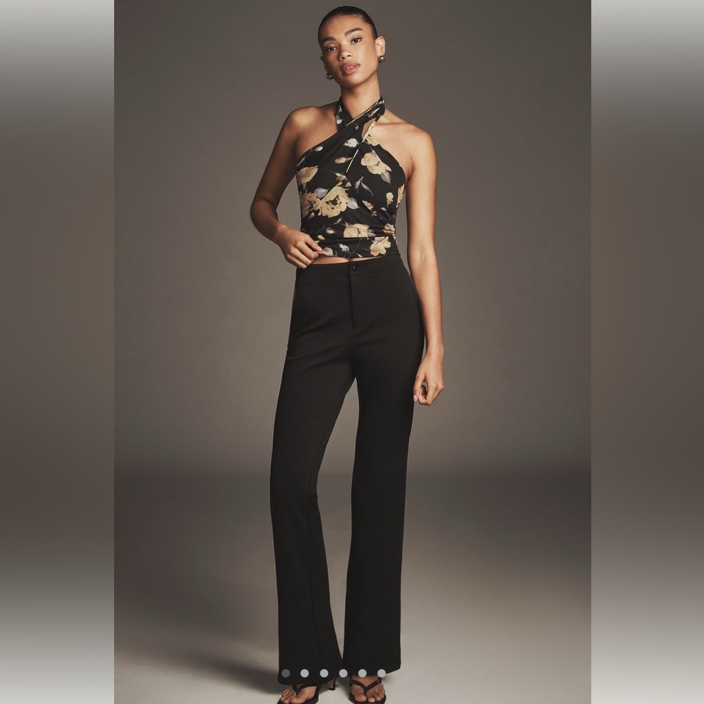 Maeve easy slim bootcut pants